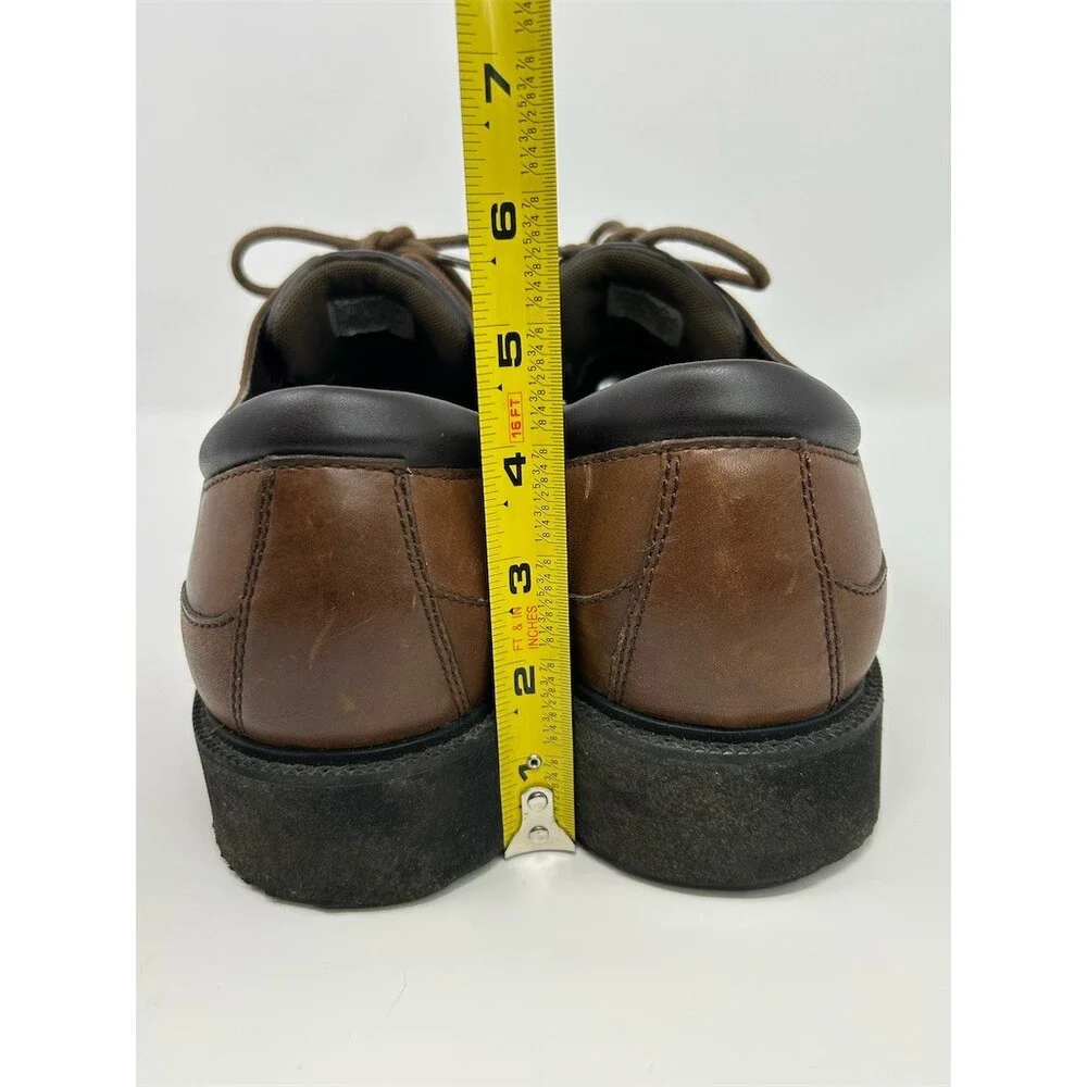 Rockport Northfield Waterproof Plain Toe Oxford Shoes Brown Lace-Up Men's 13 XW